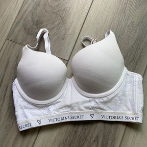 White 32B bra
